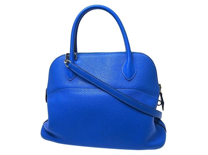 Hermès Hermes Bolide Clemence 31 Blu - vista 2