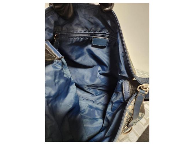 CHRISTIAN DIOR Monogram Messenger Bag Blau/Grau - Ansicht 13