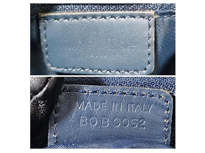 CHRISTIAN DIOR Monogram Messenger Bag Blau/Grau - Ansicht 2