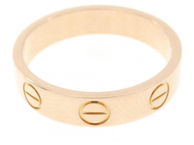Anello Mini Love di Cartier in oro rosa 18K - vista 2