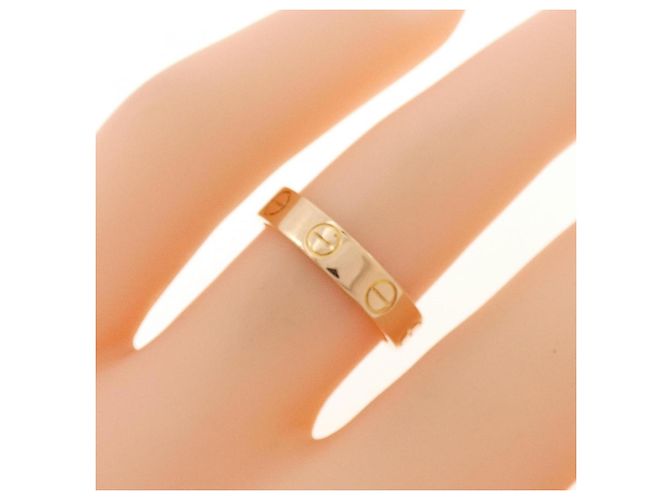 Anello Mini Love di Cartier in oro rosa 18K - vista 4