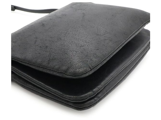Céline Borsa a tracolla Trio Small in pelle nera Celine Nero - vista 4