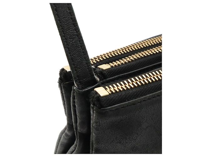 Céline Borsa a tracolla Trio Small in pelle nera Celine Nero - vista 6