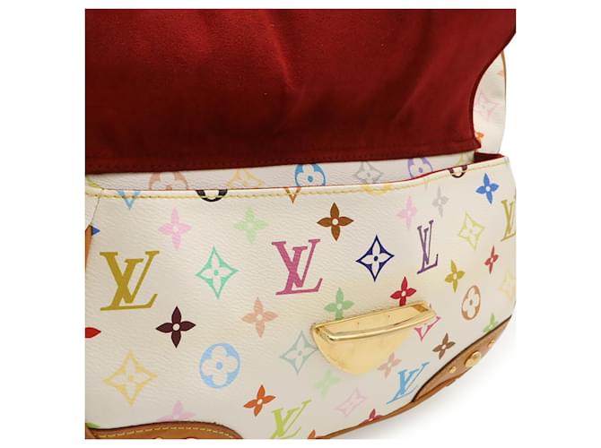 Borsa Louis Vuitton Monogram Multicolor Rita Bianco Multicolore Giallo Monogramma - vista 10