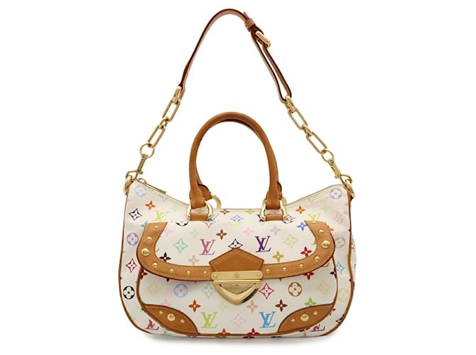Borsa Louis Vuitton Monogram Multicolor Rita Bianco Multicolore Giallo Monogramma - vista 2