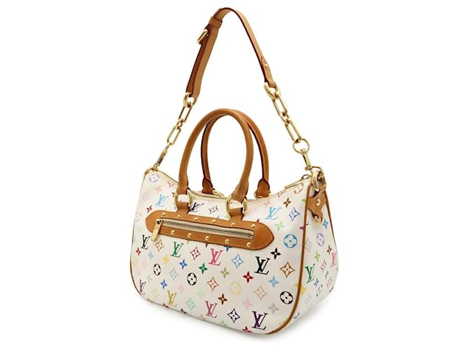 Borsa Louis Vuitton Monogram Multicolor Rita Bianco Multicolore Giallo Monogramma - vista 3