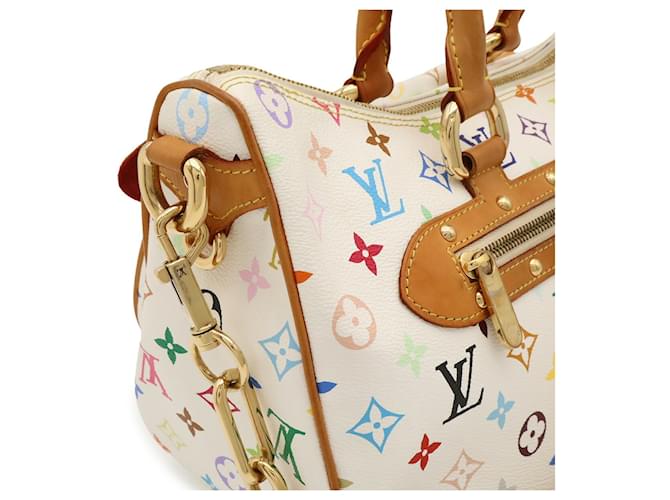 Borsa Louis Vuitton Monogram Multicolor Rita Bianco Multicolore Giallo Monogramma - vista 5