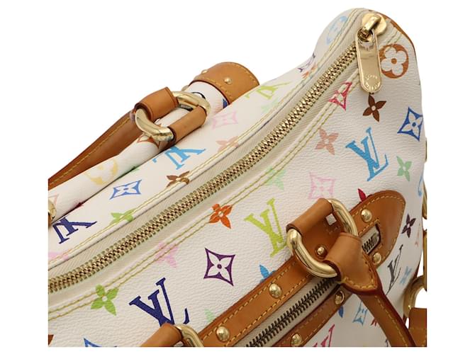 Borsa Louis Vuitton Monogram Multicolor Rita Bianco Multicolore Giallo Monogramma - vista 7