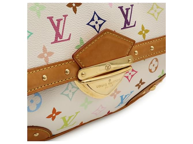 Borsa Louis Vuitton Monogram Multicolor Rita Bianco Multicolore Giallo Monogramma - vista 9