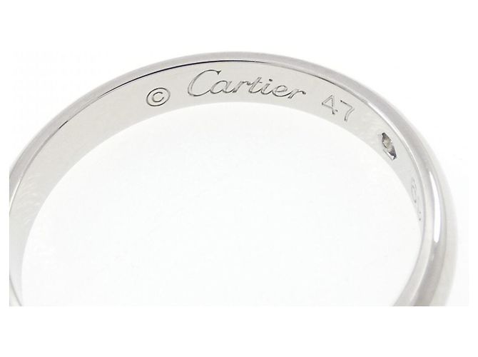 Cartier Platine 950 Bandring mit Diamant - Ansicht 4