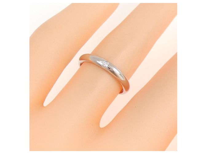 Cartier Platine 950 Bandring mit Diamant - Ansicht 5