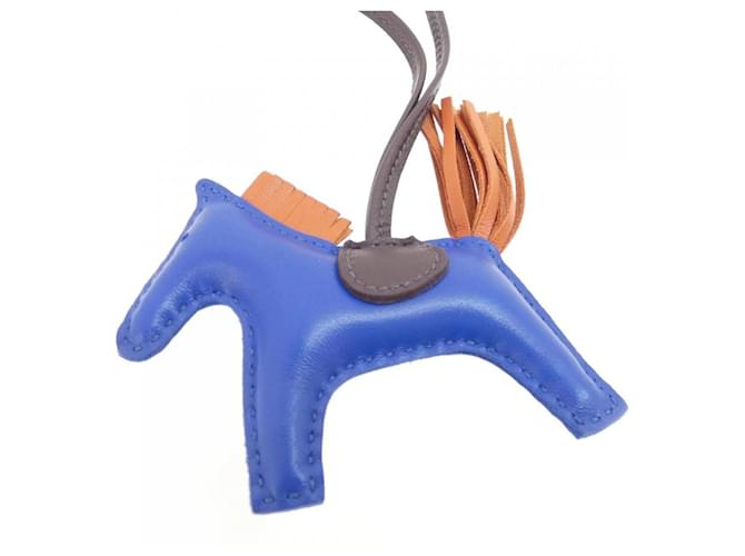 Hermès Hermes Rodeo Accessory Bag Charm PM Blu - vista 2