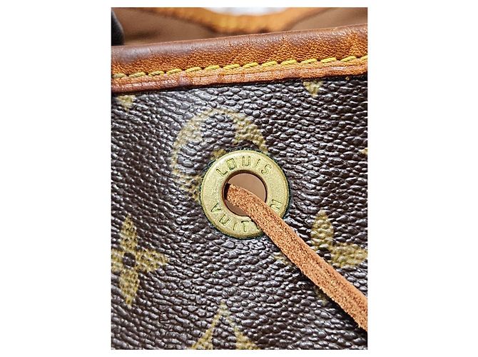 Zaino LOUIS VUITTON Monogram Montsouris GM Marrone - vista 13