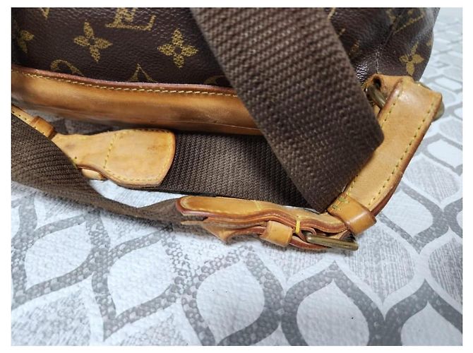 Zaino LOUIS VUITTON Monogram Montsouris GM Marrone - vista 14