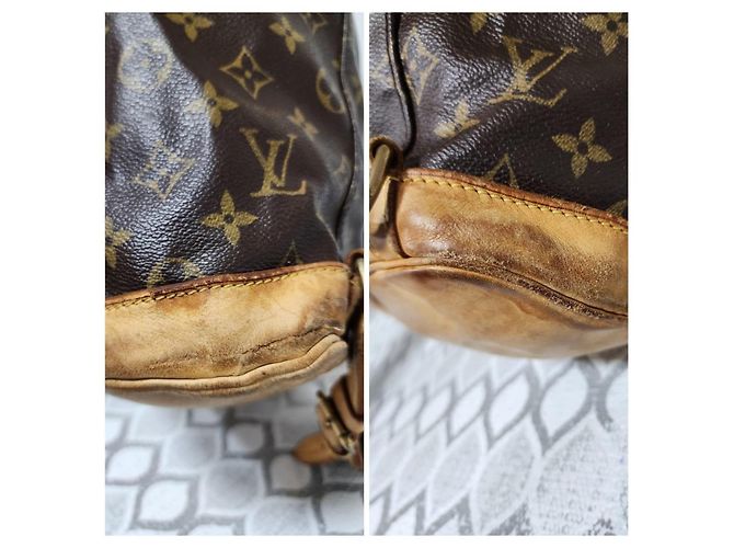 Zaino LOUIS VUITTON Monogram Montsouris GM Marrone - vista 16