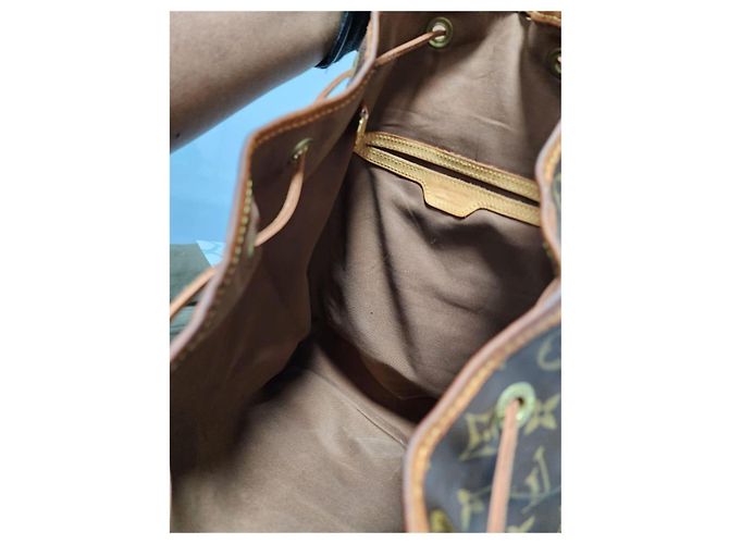 Zaino LOUIS VUITTON Monogram Montsouris GM Marrone - vista 18