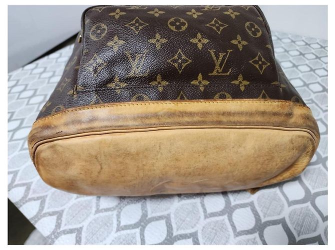 Zaino LOUIS VUITTON Monogram Montsouris GM Marrone - vista 6