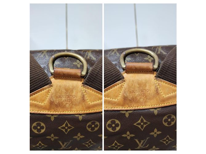 Zaino LOUIS VUITTON Monogram Montsouris GM Marrone - vista 8