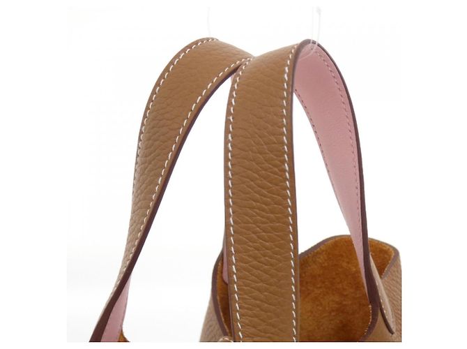 Hermès Hermes Picotin Lock Eclat PM Handtasche Pink Golden - Ansicht 4