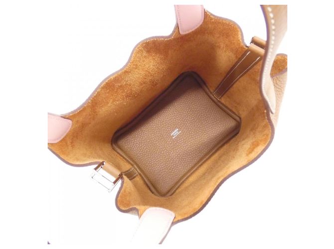 Hermès Hermes Picotin Lock Eclat PM Handtasche Pink Golden - Ansicht 5
