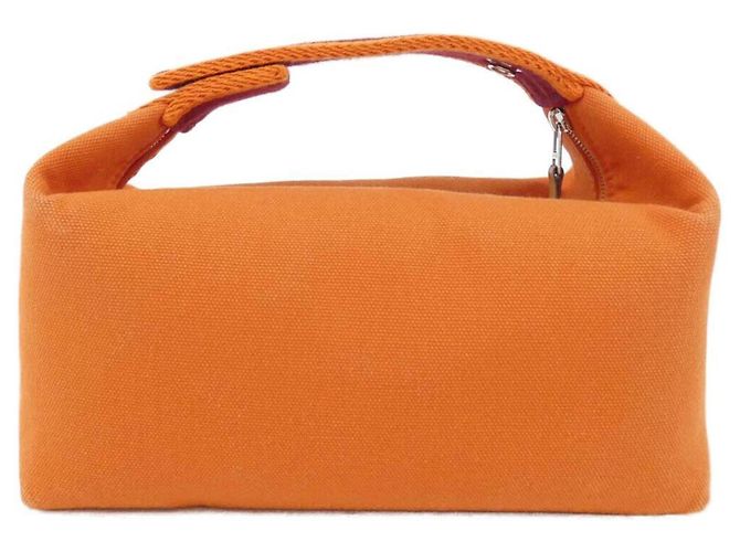 Hermès Pochette Hermes Bride à Black PM Arancione - vista 2