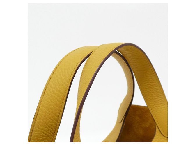 Hermès Hermes Picotin Lock PM Handtasche Gelb - Ansicht 4
