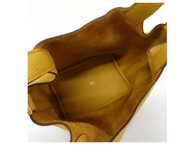 Hermès Hermes Picotin Lock PM Handtasche Gelb - Ansicht 5