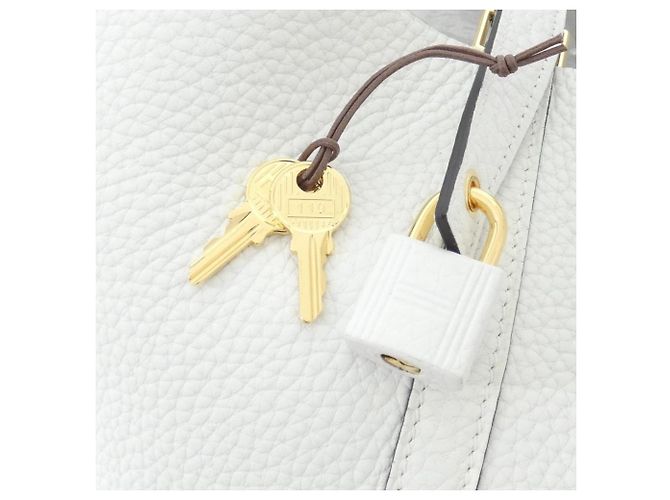 Hermès Hermes Picotin Lock MM Handtasche Weiß - Ansicht 4