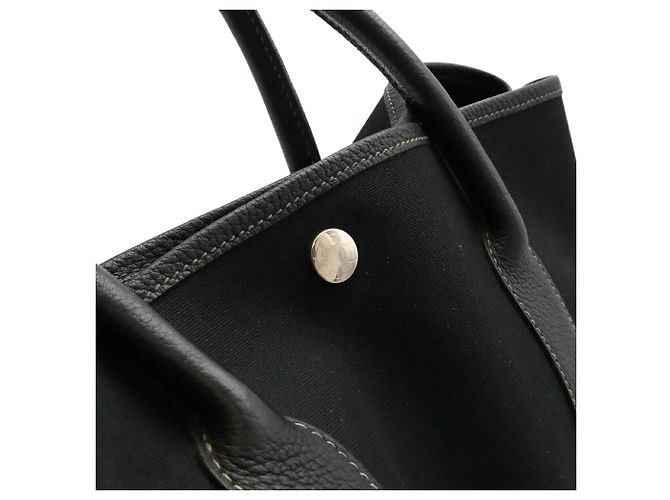Hermès Bolso Tote HERMES Garden PM Negro - vista 9