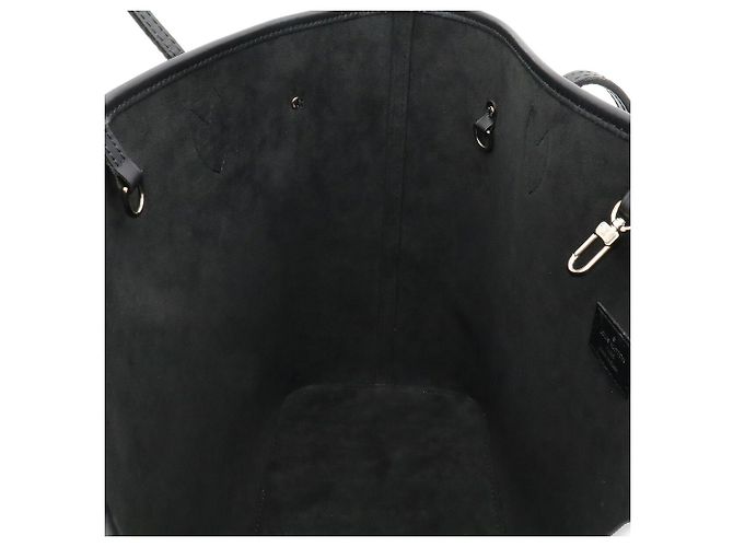 Borsa Tote Louis Vuitton Epi Denim Neverfull MM Blu - vista 7
