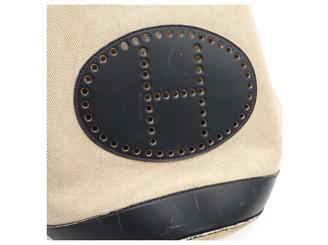 Hermès Borsa a tracolla Hermes Lunch H Perforated Blu navy - vista 10