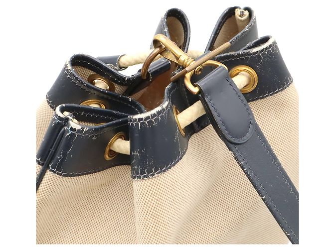 Hermès Borsa a tracolla Hermes Lunch H Perforated Blu navy - vista 5