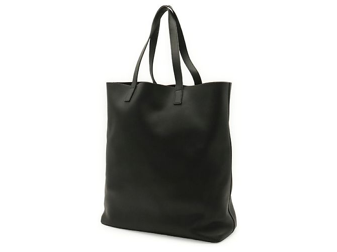 Yves Saint Laurent Black Leather Tote Bag Schwarz - Ansicht 3