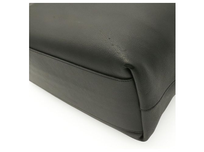Yves Saint Laurent Black Leather Tote Bag Schwarz - Ansicht 4