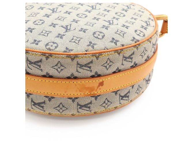 Bolso de hombro Louis Vuitton Monogram Mini Jeanne GM Azul Amarillo Monograma - vista 4