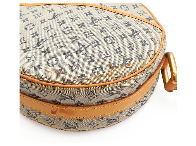 Bolso de hombro Louis Vuitton Monogram Mini Jeanne GM Azul Amarillo Monograma - vista 8