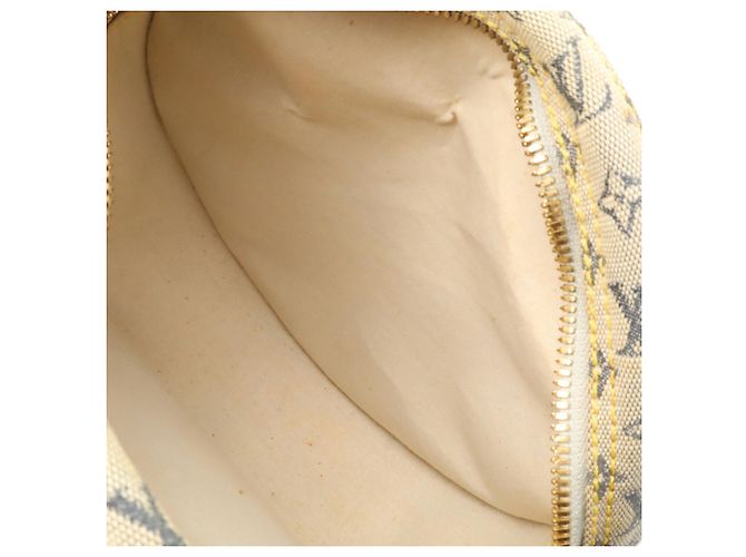Bolso de hombro Louis Vuitton Monogram Mini Jeanne GM Azul Amarillo Monograma - vista 9