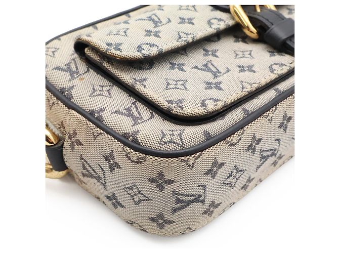 Borsa a Spalla Louis Vuitton Monogram Mini Juliette MM Blu Blu navy Monogramma - vista 4