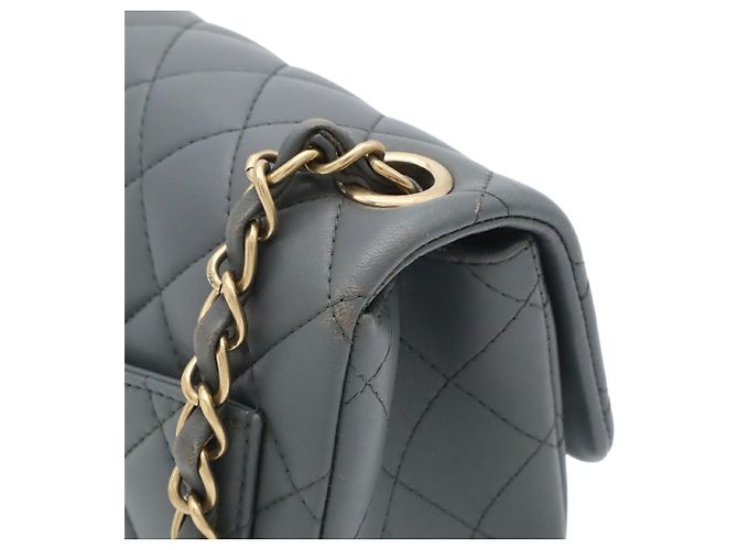 Borsa Chanel Matelassé Coco Mark Mini Flap Marrone - vista 5