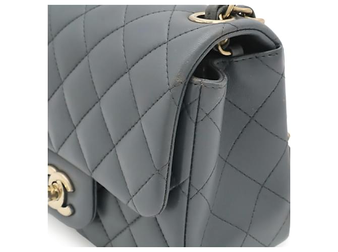 Borsa Chanel Matelassé Coco Mark Mini Flap Marrone - vista 9