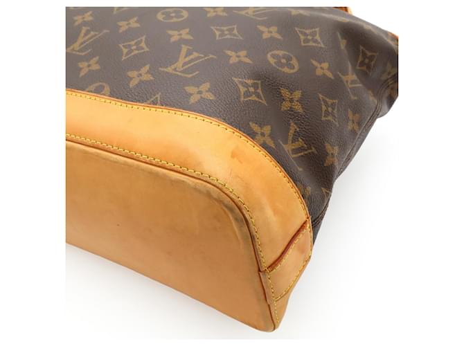 Borsa Louis Vuitton Monogram Lockit Horizontal Marrone Monogramma - vista 4
