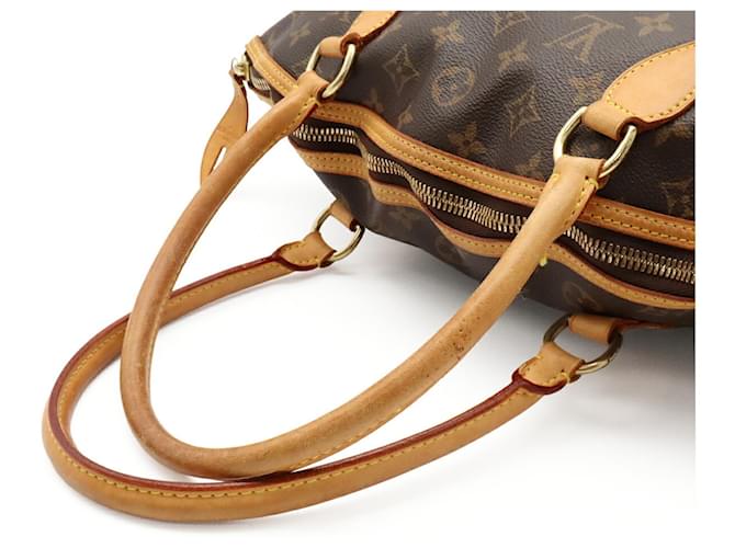 Borsa Louis Vuitton Monogram Lockit Horizontal Marrone Monogramma - vista 7