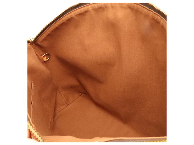 Borsa Louis Vuitton Monogram Lockit Horizontal Marrone Monogramma - vista 9