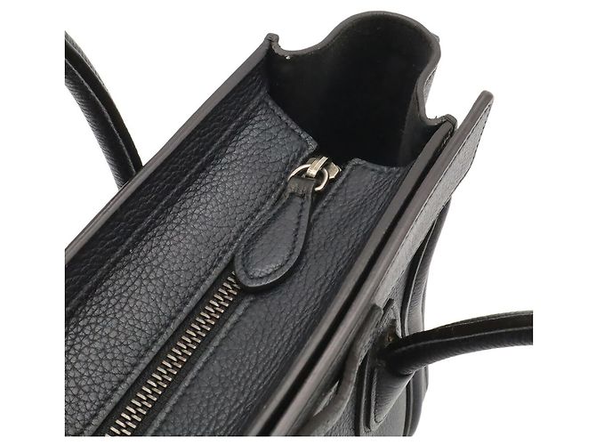Céline Borsa a mano Celine Luggage Nano Shopper Nero - vista 6