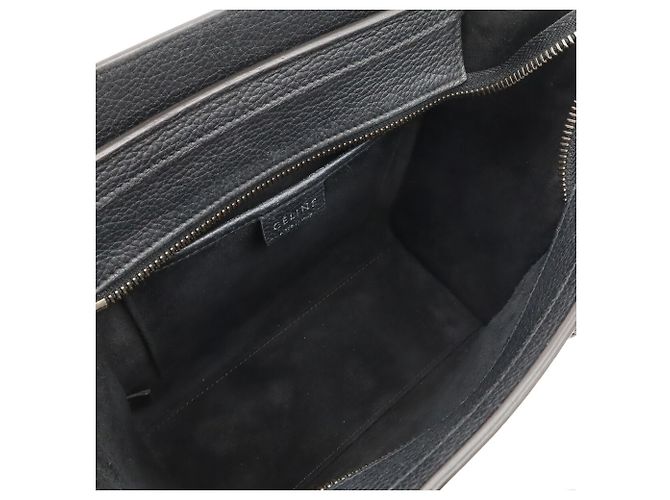 Céline Borsa a mano Celine Luggage Nano Shopper Nero - vista 7