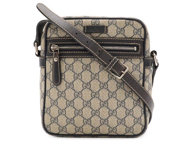 Borsa a Spalla/Pochette Gucci GG Plus Supreme Beige Blu navy - vista 2