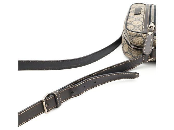 Borsa a Spalla/Pochette Gucci GG Plus Supreme Beige Blu navy - vista 5