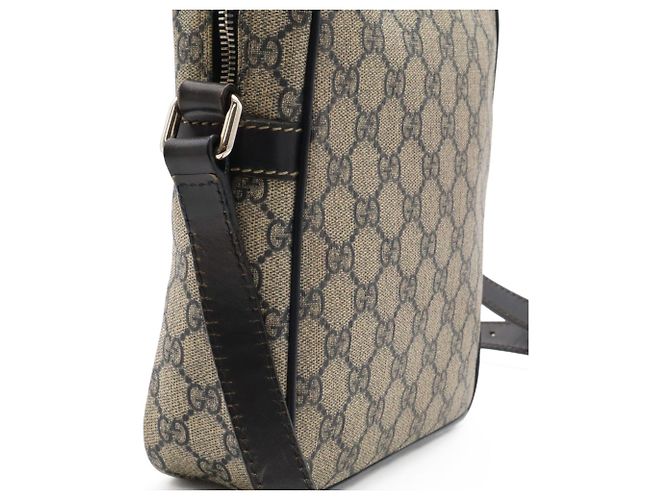 Borsa a Spalla/Pochette Gucci GG Plus Supreme Beige Blu navy - vista 7