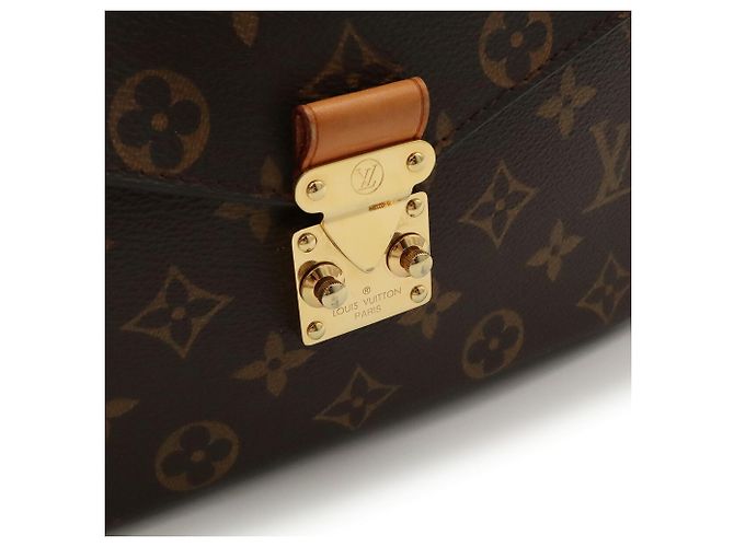 Borsa Louis Vuitton Monogram Pochette Metis MM Marrone Monogramma - vista 7