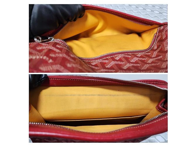 Necessaire Goyard Goyardine Jouvence MM Grigio/Vino - vista 12